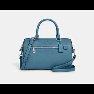 Coach Rowan Satchel in Pacific Blue